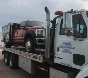 Kregel Towing & Recovery tow service company in Newcastle, Wyoming offering 24 hour towing near me