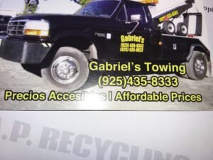 Gabriel's towing tow service company in Antioch, California offering 24 hour towing near me