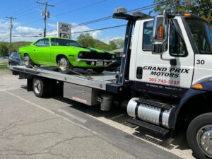 Grand Prix Motors Towing tow service company in Danbury, Connecticut offering 24 hour towing near me