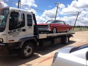 Relief Net Roadside Assistance tow service company in Dallas, Texas offering 24 hour towing near me