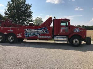 Higginson Towing & Salvage tow service company in Mt Vernon, Illinois offering 24 hour towing near me