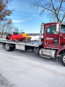 Johnson Towing and Recovery LLC tow service company in Amherst, Wisconsin offering 24 hour towing near me