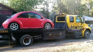 Blu-Line Towing LLC tow service company in , offering 24 hour towing near me