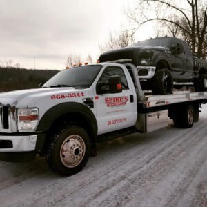 Spike's Service LLC tow service company in Mattawan, Michigan offering 24 hour towing near me