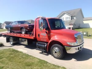 KinderBoys Towing & Roadside Assistance tow service company in Jackson, Missouri offering 24 hour towing near me