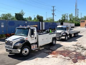 Suburban Towing & Recovery tow service company in Elk Grove Village, Illinois offering 24 hour towing near me