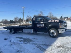 Shield Towing and Recovery tow service company in Springfield, Ohio offering 24 hour towing near me