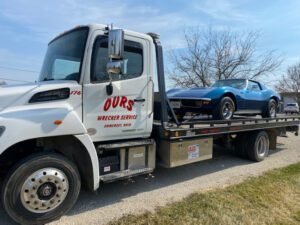 Ours Wrecker Services tow service company in Somerset, Ohio offering 24 hour towing near me