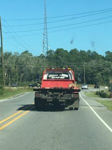 Clark's Towing tow service company in Lucedale, Mississippi offering 24 hour towing near me