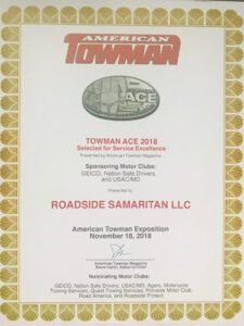 Roadside Samaritan tow service company in Columbia, Missouri offering 24 hour towing near me