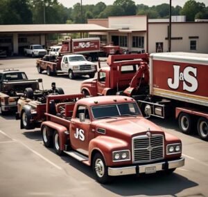 J & S Wrecker Services Inc tow service company in New Bern, North Carolina offering 24 hour towing near me