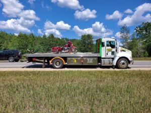 Jerry's Towing & Recovery tow service company in Fremont, Michigan offering 24 hour towing near me