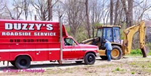 Duzzy's Roadside Service LLC tow service company in Murrayville, Illinois offering 24 hour towing near me