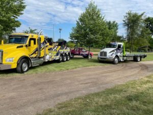 Gaffner Towing & Recovery tow service company in Owosso, Michigan offering 24 hour towing near me