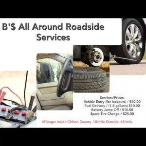 B'S All Around Roadside Services LLC tow service company in , offering 24 hour towing near me