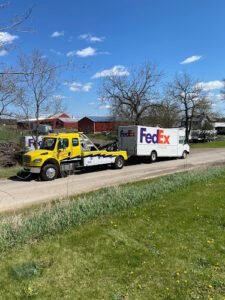 Phelps Towing Inc. tow service company in Michigan Center, Michigan offering 24 hour towing near me
