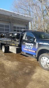Aaron's 24/7 Towing & Recovery tow service company in Easthampton, Massachusetts offering 24 hour towing near me