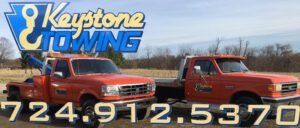 Keystone Towing tow service company in Grindstone, Pennsylvania offering 24 hour towing near me