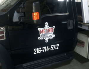 Metro Auto Recovery & Towing, Ltd. tow service company in Cleveland, Ohio offering 24 hour towing near me