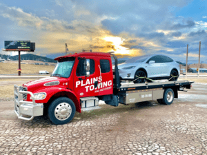 Plains Towing and Recovery tow service company in Belle Fourche, South Dakota offering 24 hour towing near me