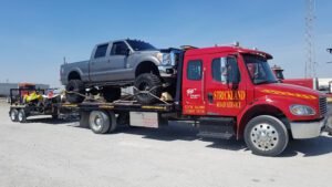 Strickland Road Service tow service company in Braman, Oklahoma offering 24 hour towing near me