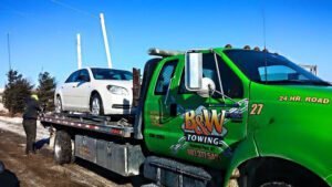 B & W Towing LLC tow service company in Painted Post, New York offering 24 hour towing near me