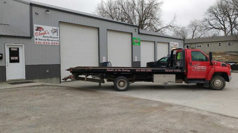 Clark’s Auto Repair & Wrecker Service Tow Service in Centerville, Iowa
