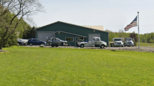 Eddy's Collision & More tow service company in Warsaw, New York offering 24 hour towing near me