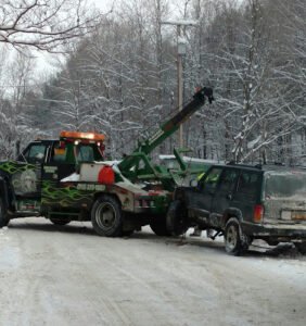 Enchanted Mountain Recovery tow service company in Cuba, New York offering 24 hour towing near me