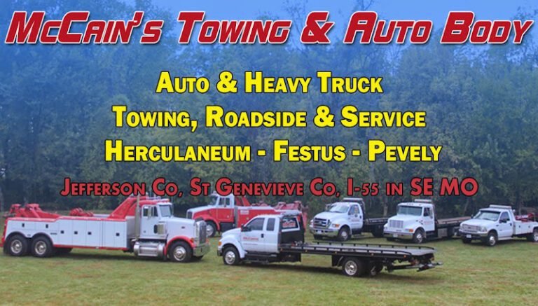 McCain’s Towing & Auto Body Tow Service in Local, US