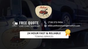 Anthonys Towing Inc Bnsnhrst tow service company in Brooklyn, New York offering 24 hour towing near me