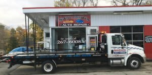 Sam Conti's Auto Repair & 24 Hour Towing tow service company in Kennedy, New York offering 24 hour towing near me