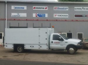 Jenkins Service & Tire Sales tow service company in Winamac, Indiana offering 24 hour towing near me