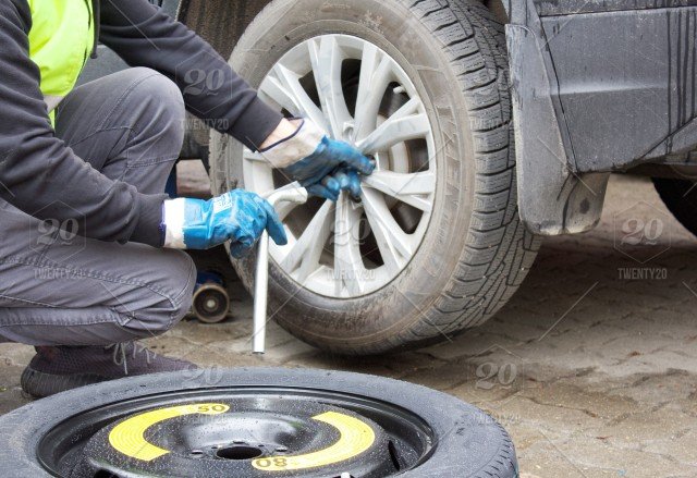 Tire blowout