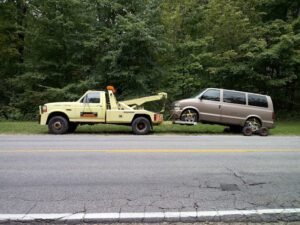 Knight Services tow service company in Manton, Michigan offering 24 hour towing near me