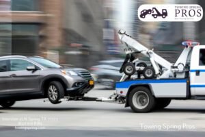 Towing Spring Pros tow service company in Spring, Texas offering 24 hour towing near me