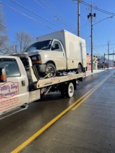 White Towing & Transport tow service company in Cleveland, Ohio offering 24 hour towing near me
