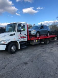 V Towing tow service company in Amityville, New York offering 24 hour towing near me