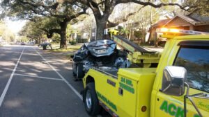 Ack & Son RoadSide Service LLC tow service company in New Orleans, Louisiana offering 24 hour towing near me